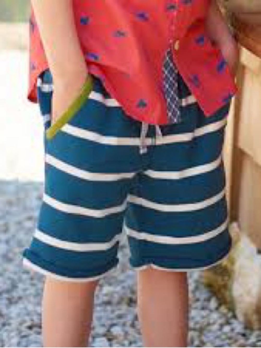 Matilda Jane Boys size 6 Show Your Stripes Shorts Camp MJC Spring 2018